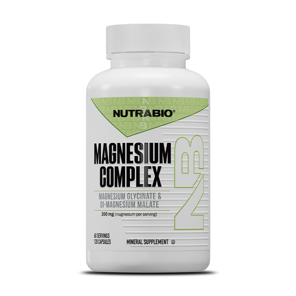 NutraBio Magnesium Complex (120 Capsules)