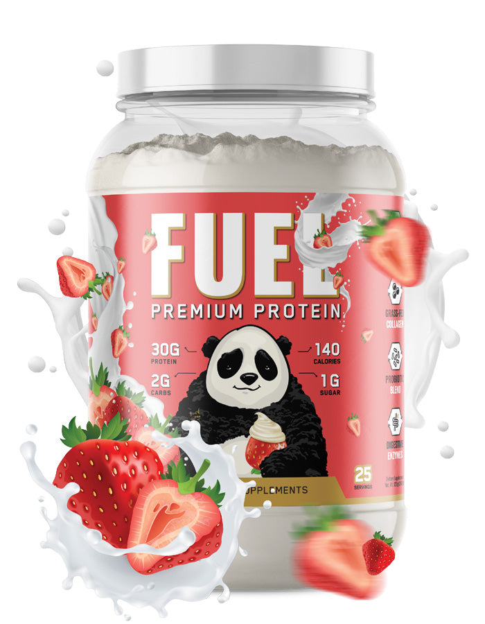 Panda Supps FUEL Premium Protein (25 Servings) - Strawberries & Cream