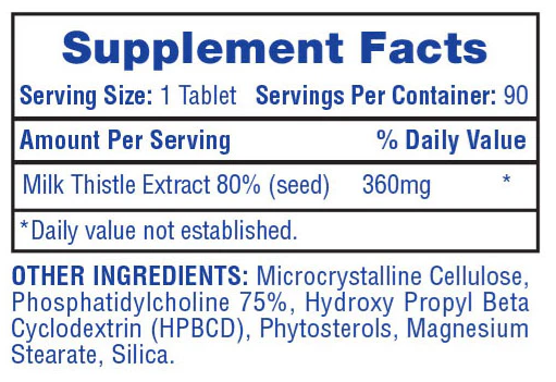 HI TECH MILK THISTLE