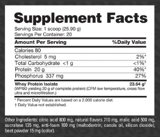 NUTRABIO CLEAR WHEY STRAWBERRY LEMONADE