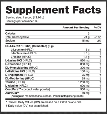 NUTRABIO EAA PURE BLUE RASPBERRY