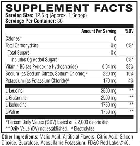 XTEND BCAA BLUE RASPBERRY ICE