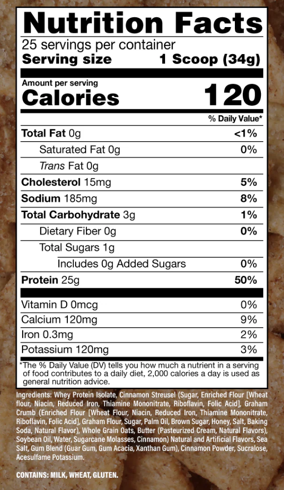 BUM ITHOLATE PROTEIN CINNAMON CRUNCH CEREAL