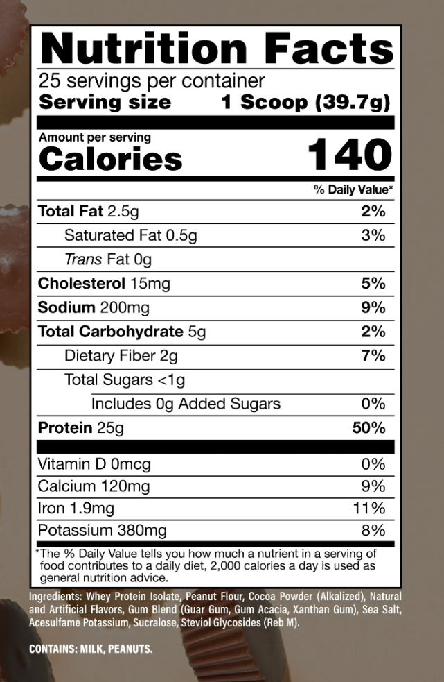 BUM ITHOLATE PROTEIN CHOCOLATE PEANUT BUTTER