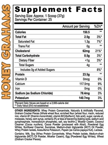 BLACK MAGIC PROTEIN HONEY GRAHAMS