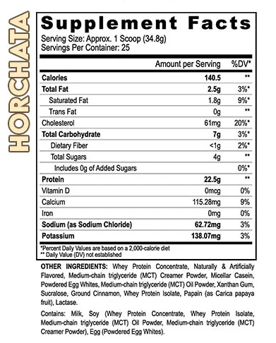 BLACK MAGIC PROTEIN ORIGINAL HORCHATA