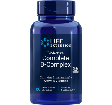 Life Extension BioActive Complete B-Complex (60 Capsules)