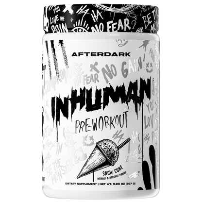 Afterdark Inhuman Pre-Workout - Snow Cone flavor