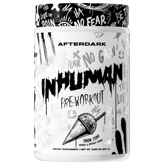 Afterdark Inhuman Pre-Workout - Snow Cone flavor