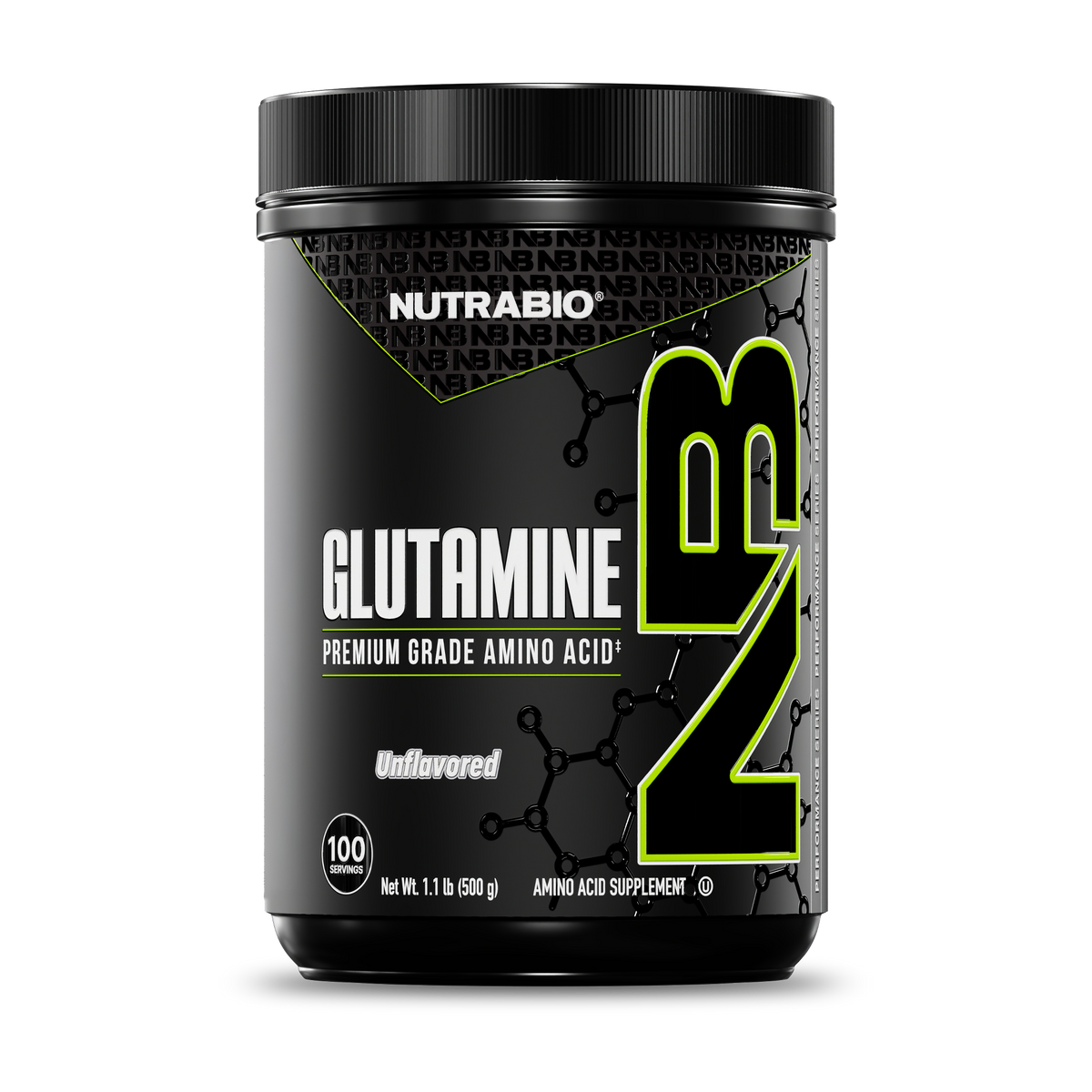 NutraBio Glutamine (100 Servings)
