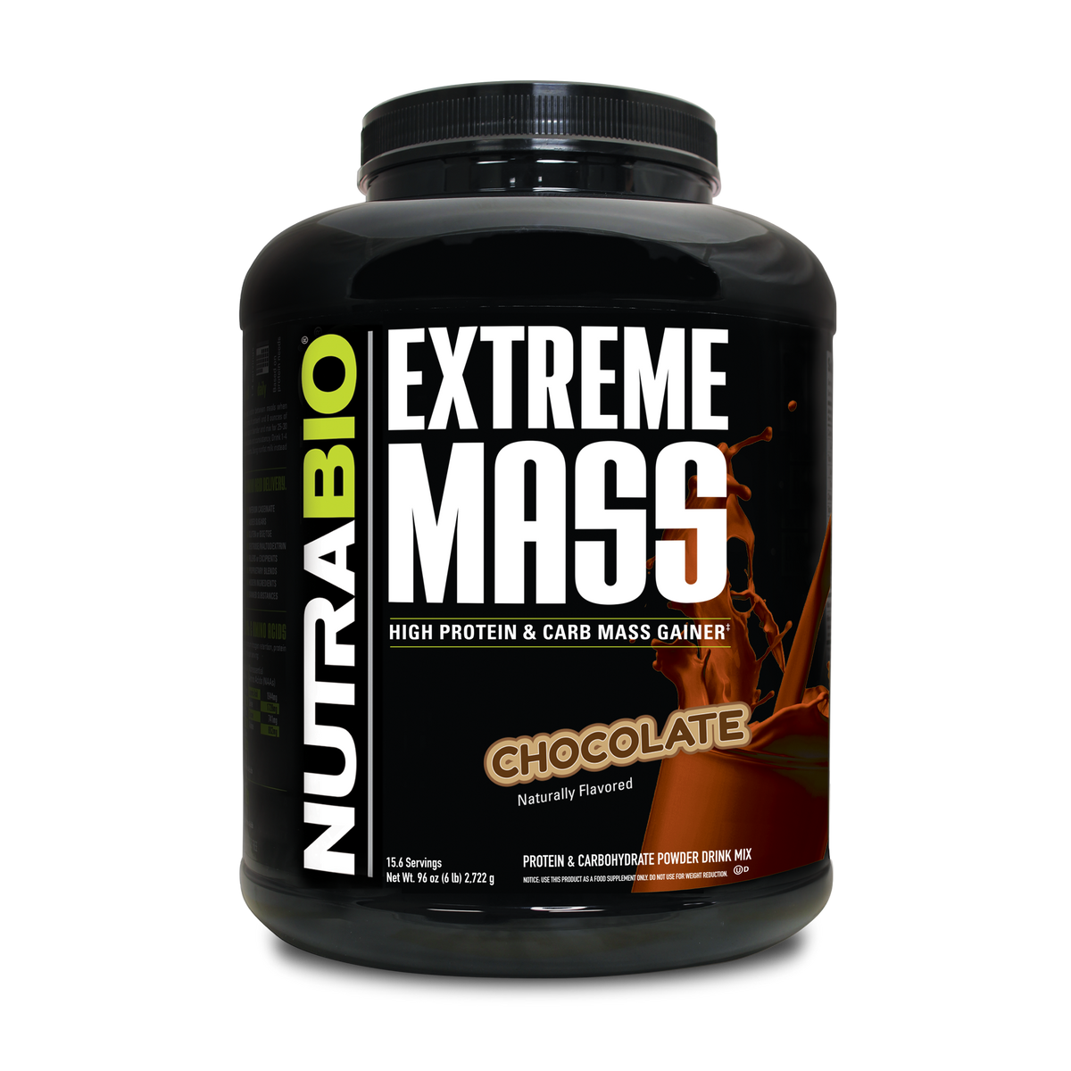 NutraBio Extreme Mass Gainer 6 lb - Chocolate