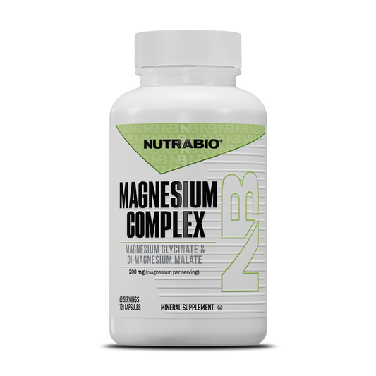 NutraBio Magnesium Complex (120 Capsules)