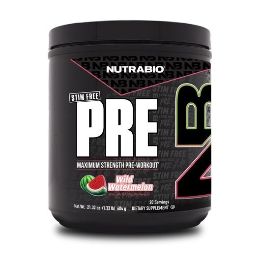 NutraBio Stim-Free Pre-Workout Wild Watermelon