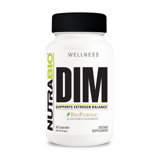 NutraBio DIM with Calcium D-Glucarate (60 Capsules)