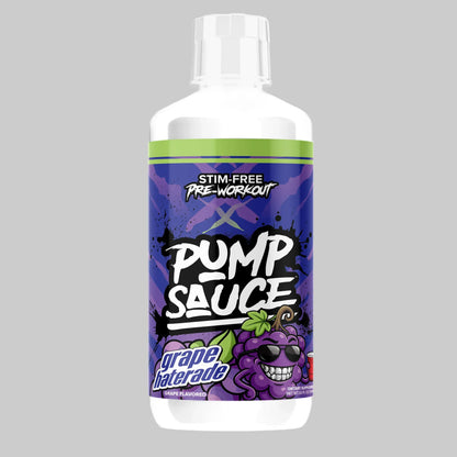 Pump Sauce Liquid Stim-Free Pre-Workout - Grape Haterade flavor