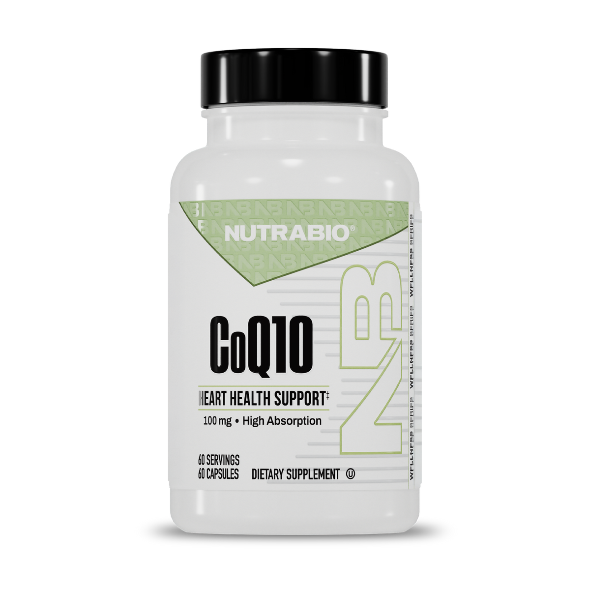 NutraBio CoQ10 100mg (60 Capsules)