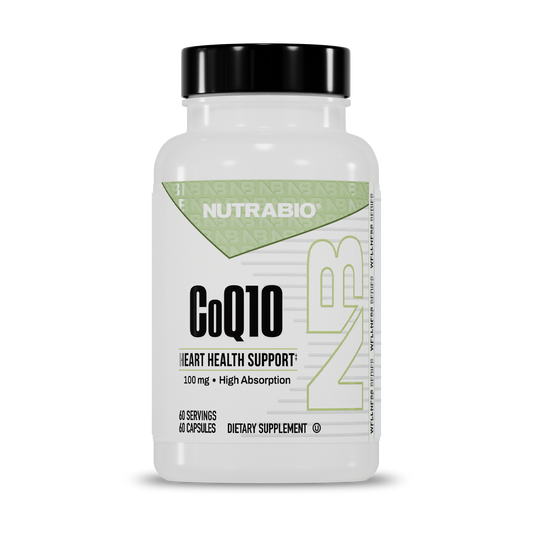 NutraBio CoQ10 100mg (60 Capsules)