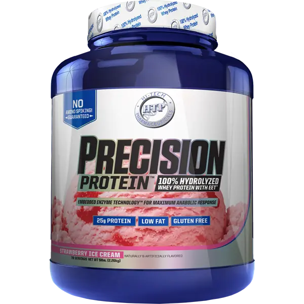 Hi-Tech Precision Protein Whey Isolate - Strawberry Ice Cream 5 lb