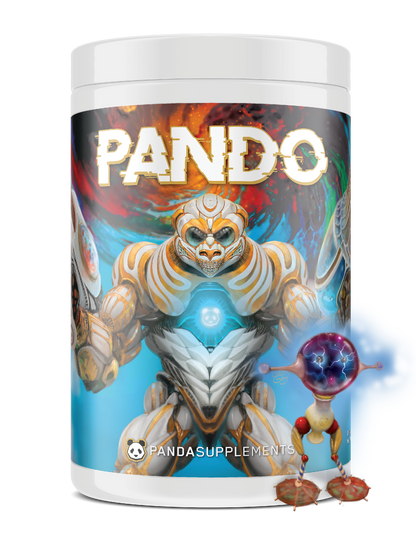 Panda Supps Pando Pre-Workout - Electric Blue Colada flavor