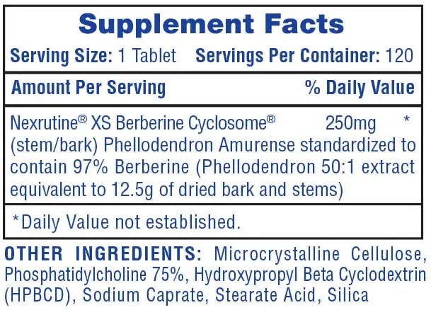 Hi-Tech Berberine 120 Count