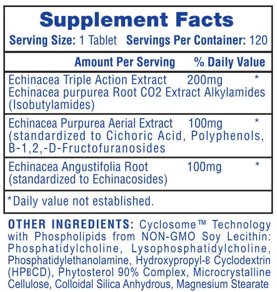 Hi-Tech Echinacea 120 Count
