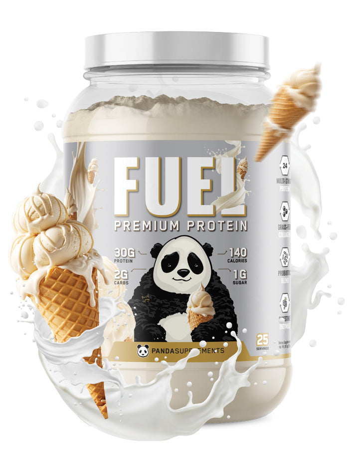 Panda Supps FUEL Premium Protein (25 Servings) - Vanilla Ice Cream