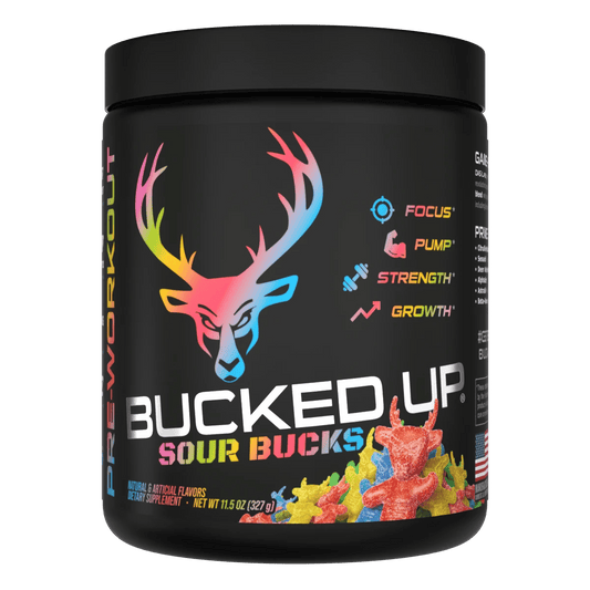Bucked Up Pre-Workout - Sour Bucks flavor