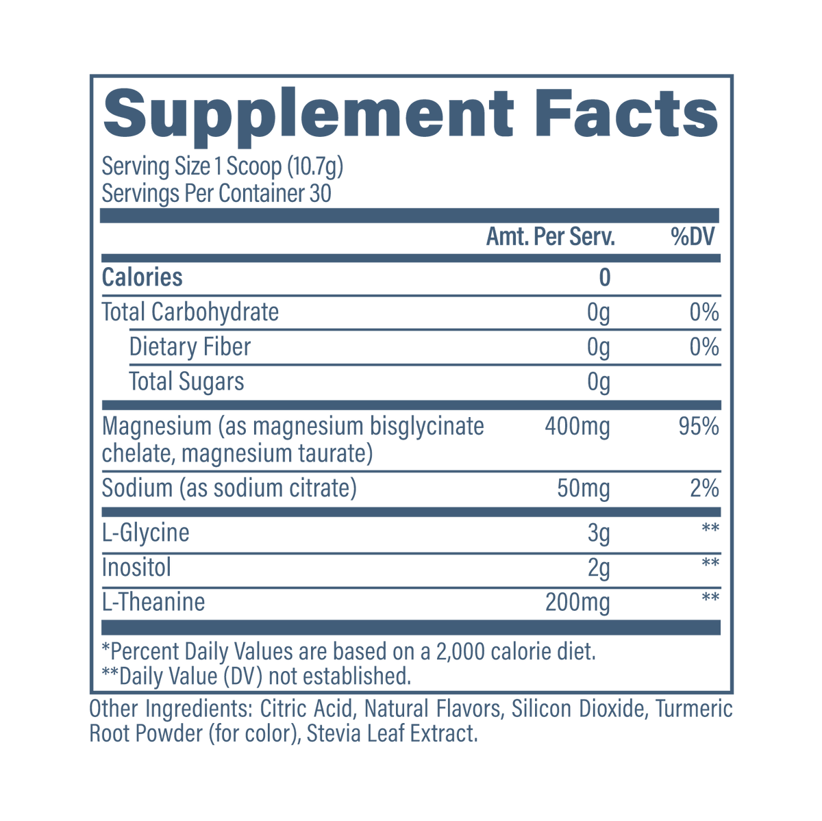 Revive MD Sleep - Honey Lemon supplement facts