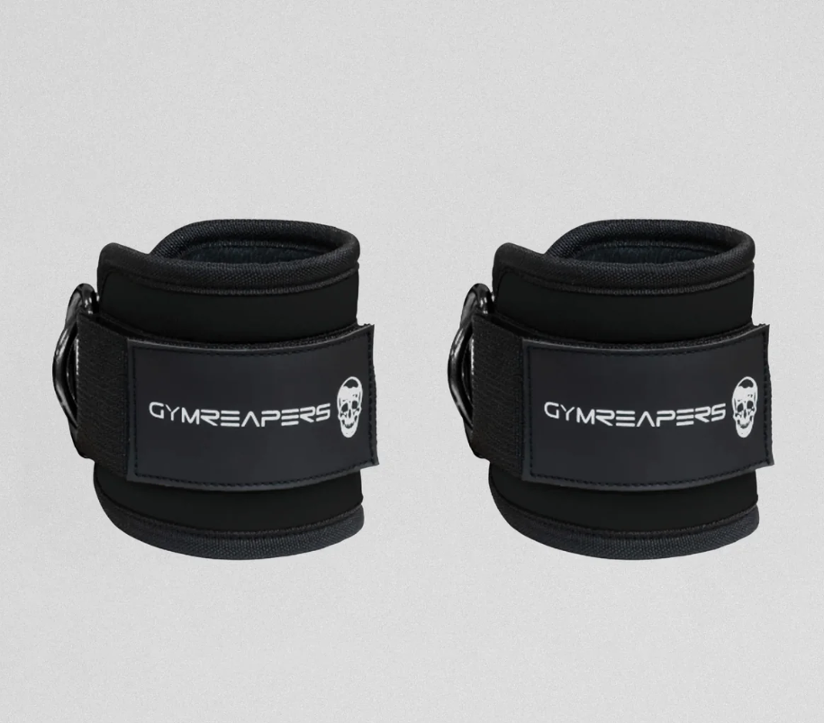 GYM REAPERS ANKLE STRAPS BLACK