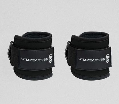 GYM REAPERS ANKLE STRAPS BLACK