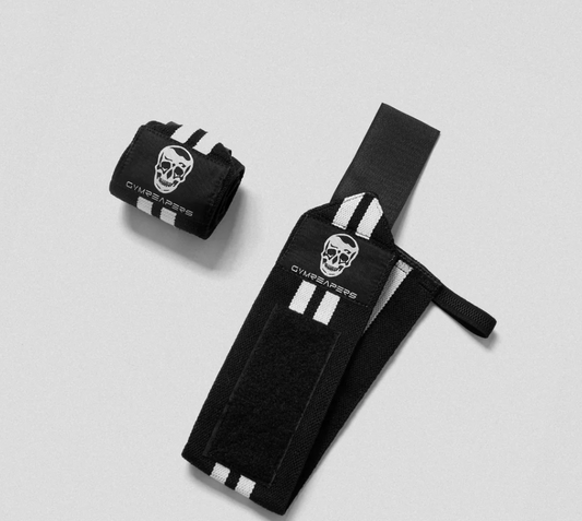 GYM REAPERS WRIST WRAP SUPPORT WHITE