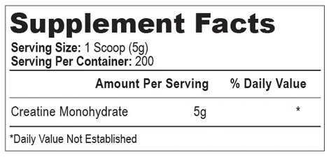 HI TECH CREATINE MONOHYDRATE