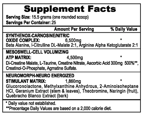 MESOMORPH TUTTI FRUTTI