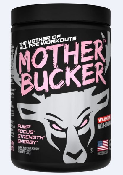 Bucked Up Mother Bucker Pre-Workout - Strawberry flavor
