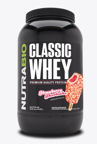 NUTRABIO CLASSIC WHEY 2LB STRAWBERRY SHORTCAKE