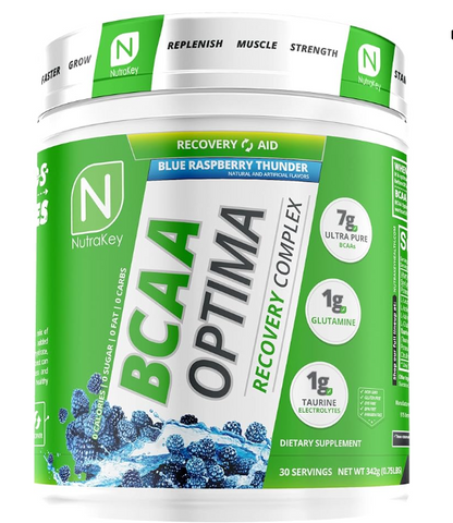 NUTRAKEY BCAA OPTIMA BLUE RASPBERRY THUNDER