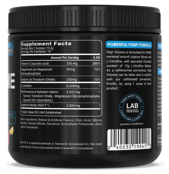 PESCIENCE HIGH VOLUME RASPBERRY LEMONADE