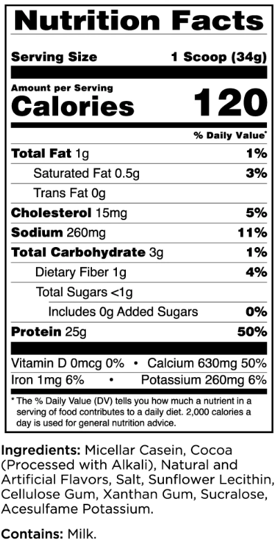 RULE 1 CASEIN CHOCOLATE FUDGE