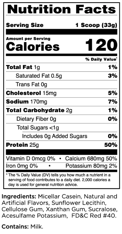 RULE 1 CASEIN STRAWBERRY