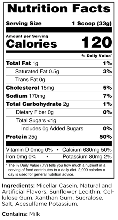 RULE 1 CASEIN VANILLA CREME