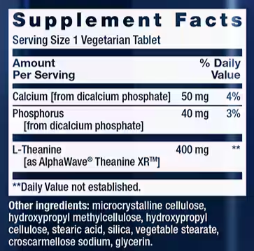 LIFE EXTENSION THEANINE XR
