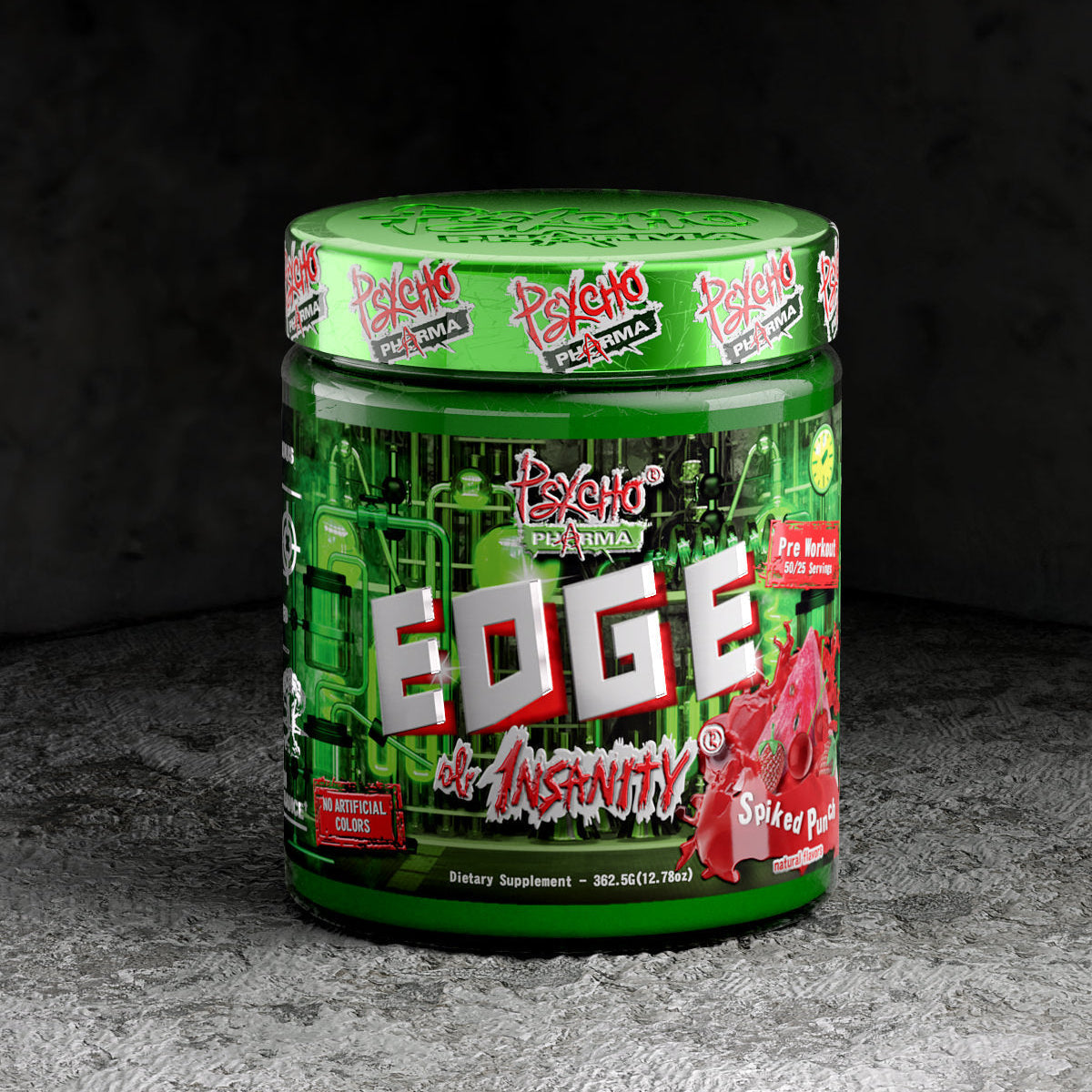 Psycho Pharma Edge of Insanity Pre-Workout - Spiked Punch flavor