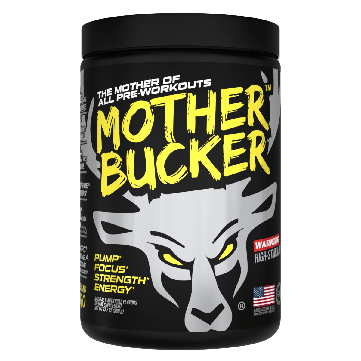 Bucked Up Mother Bucker Pre-Workout - Musclehead Mango flavor