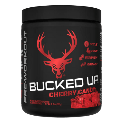 Bucked Up Pre-Workout - Cherry Candy flavor