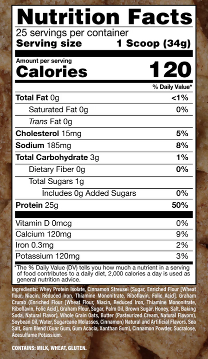 BUM ITHOLATE PROTEIN CINNAMON CRUNCH CEREAL