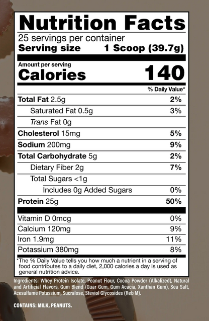 BUM ITHOLATE PROTEIN CHOCOLATE PEANUT BUTTER