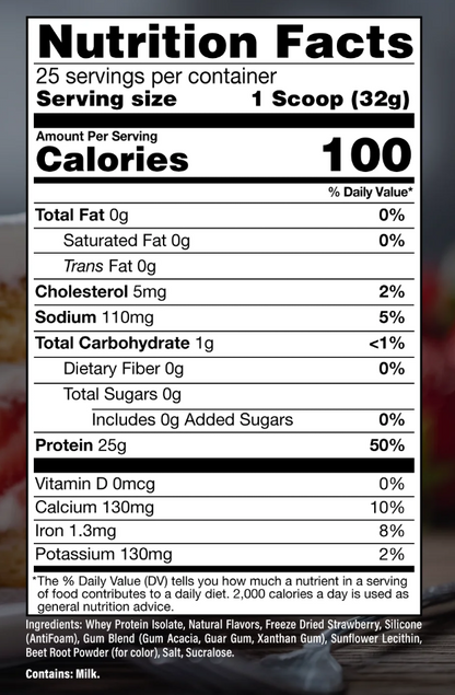 BUM ITHOLATE PROTEIN STRAWBERRY BUMCAKE