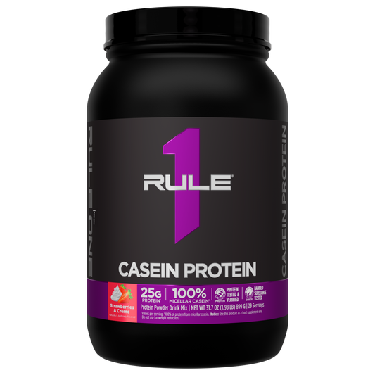 Rule 1 Casein Protein 2 lb - Strawberries & Creme