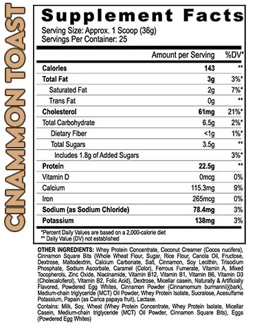 BLACK MAGIC PROTEIN CINNAMON TOAST CRUNCH