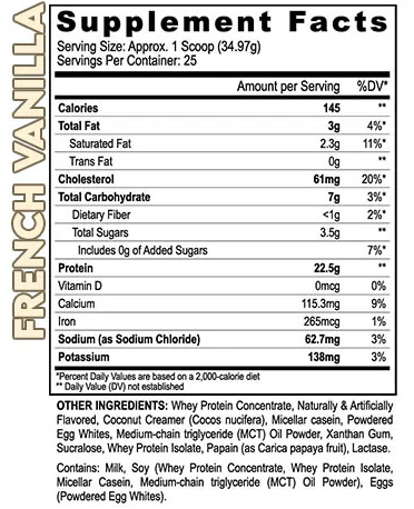 BLACK MAGIC PROTEIN FRENCH VANILLA